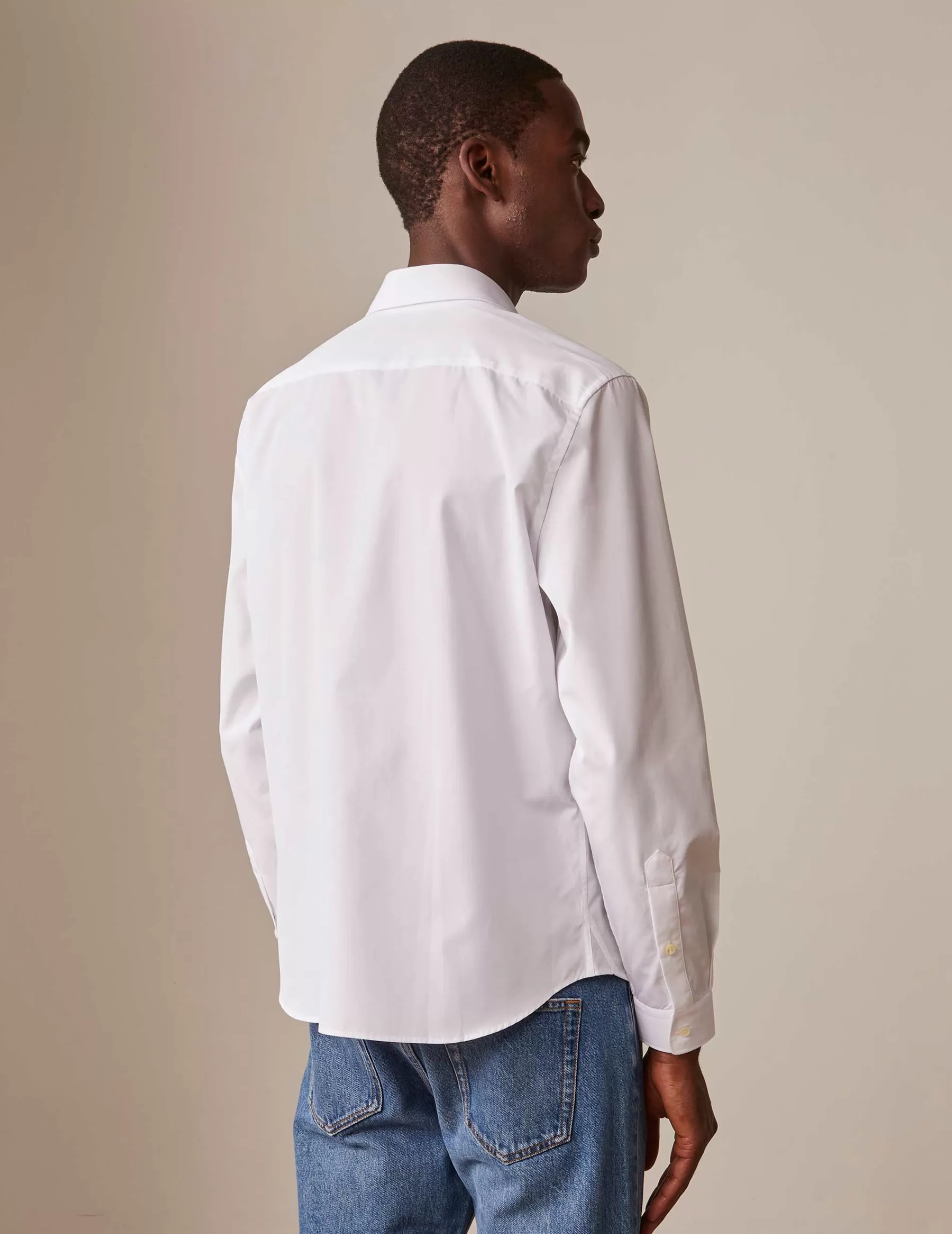 Figaret Paris Colors And Patterns·Plain Shirts | Colors And Patterns·White Shirts | Chemise Mixte "Je T'aime" Blanche