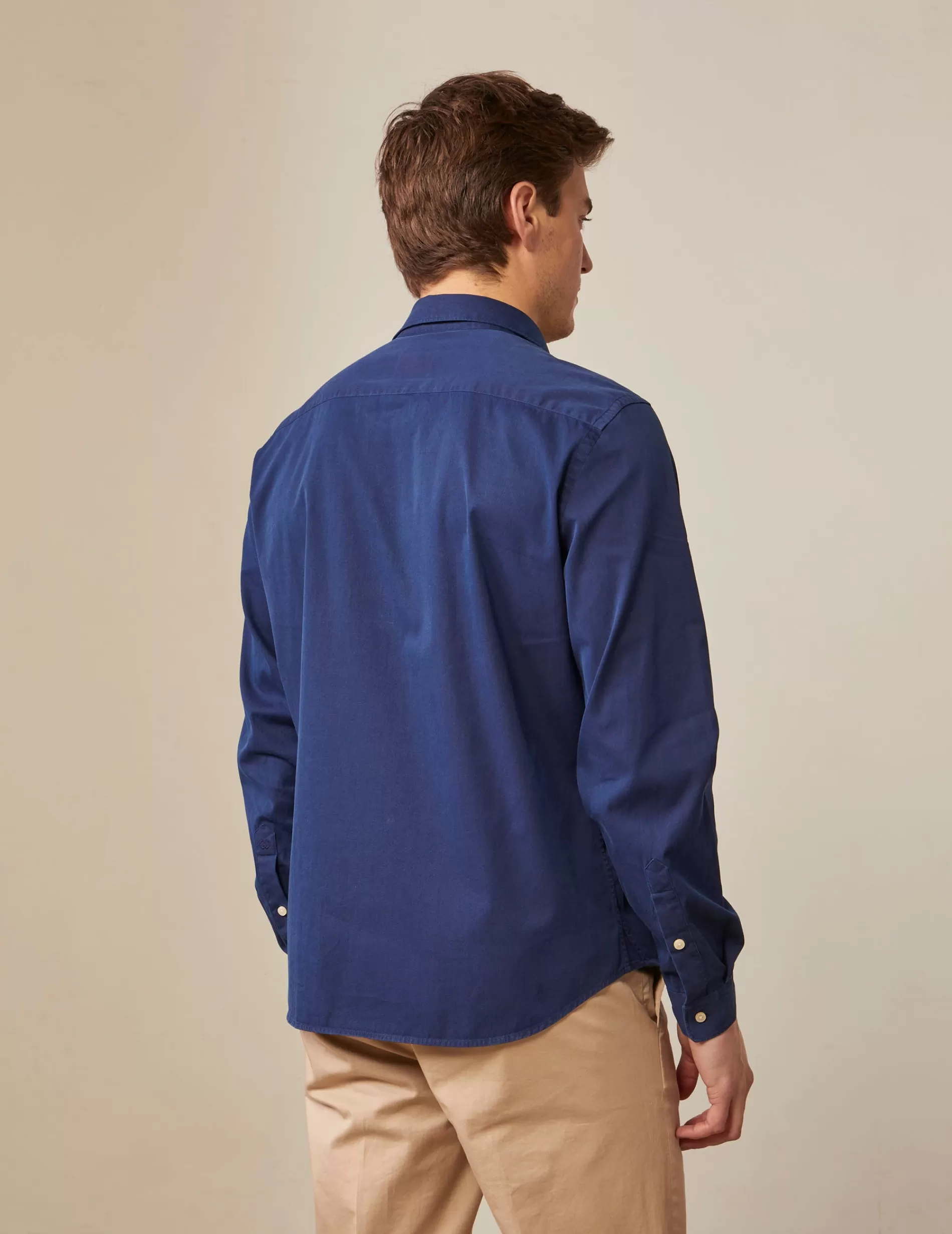 Figaret Paris Colors And Patterns·Plain Shirts | Fabrics·Denim Shirts | Chemise Mixte "Je T'aime" En Denim