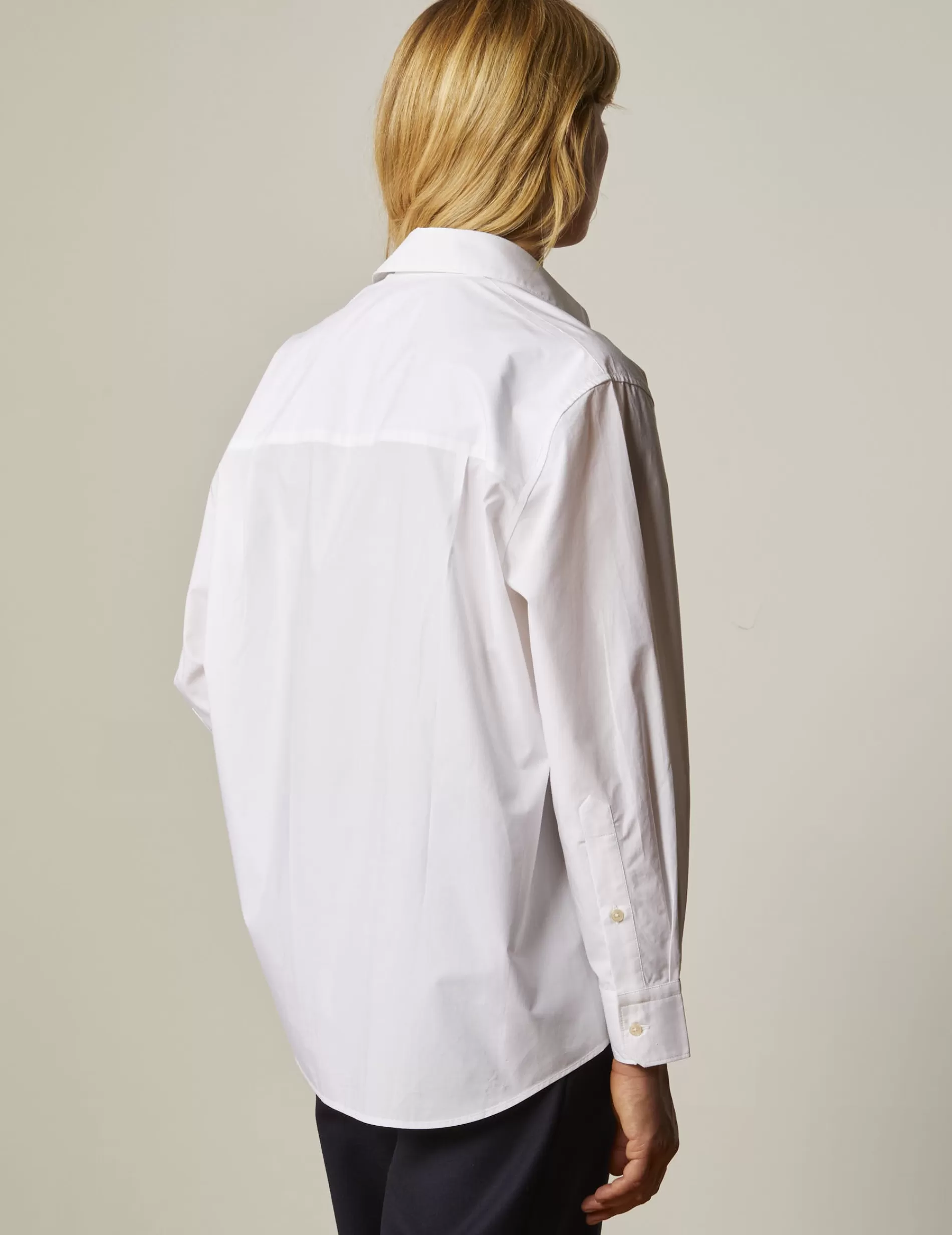 Figaret Paris Colors And Patterns·Plain Shirts | Colors And Patterns·White Shirts | Chemise Oversize Delina he Blanc