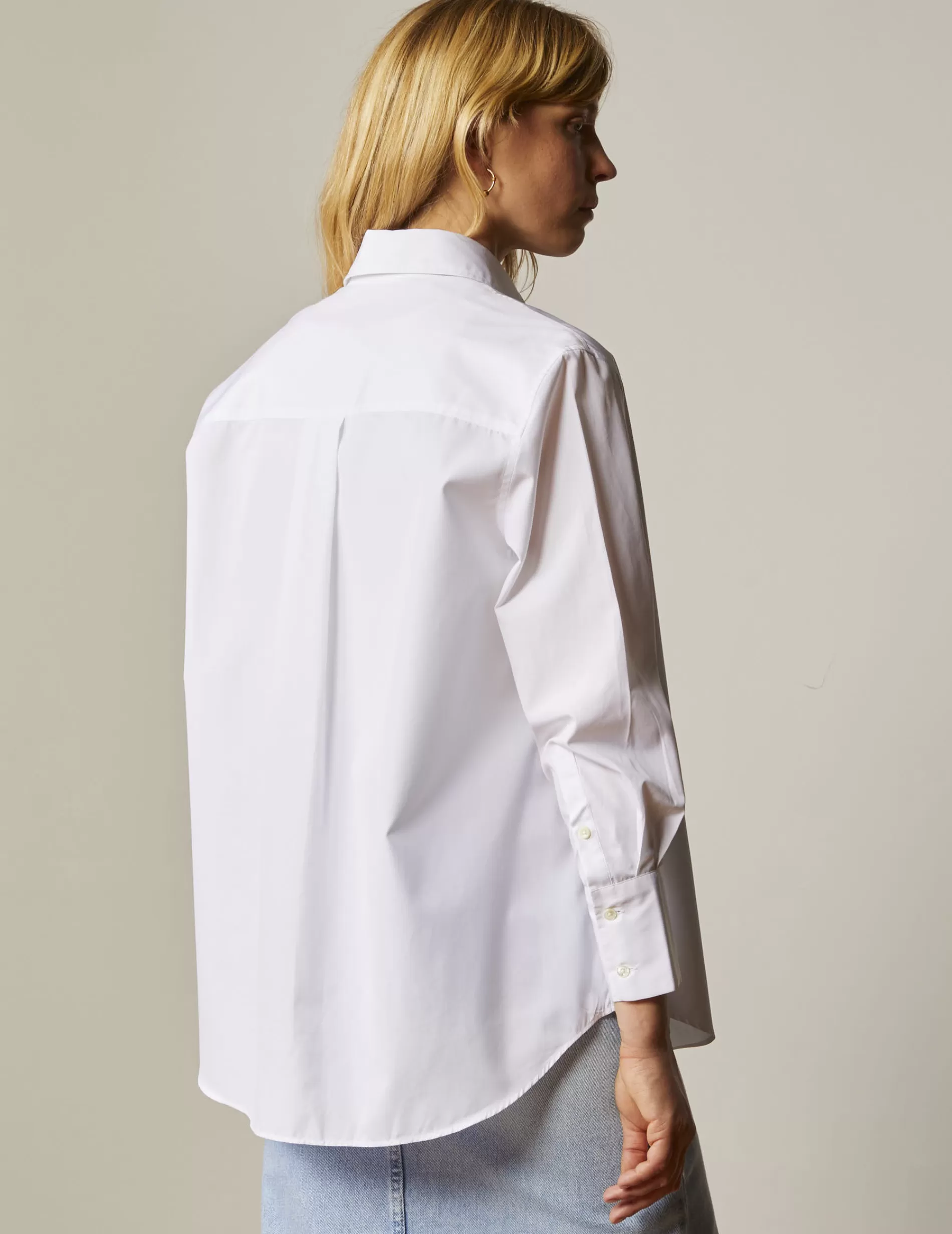 Figaret Paris Colors And Patterns·Plain Shirts | Colors And Patterns·White Shirts | Chemise Oversize Mathilde he Blanc