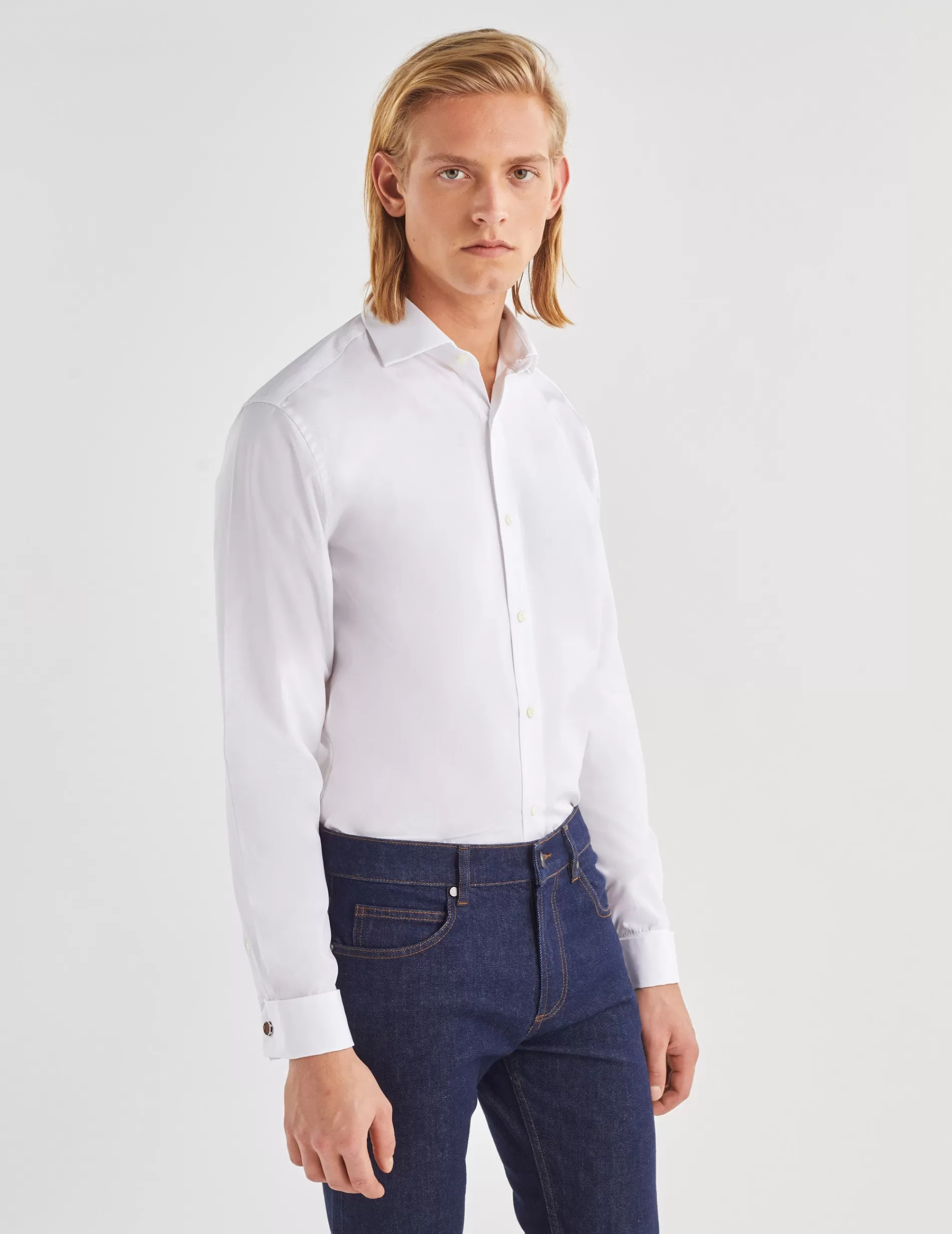 Figaret Paris Colors & Patterns·White Shirts | Styles·Formal Shirts | Chemise Semi-ajustée Blanche