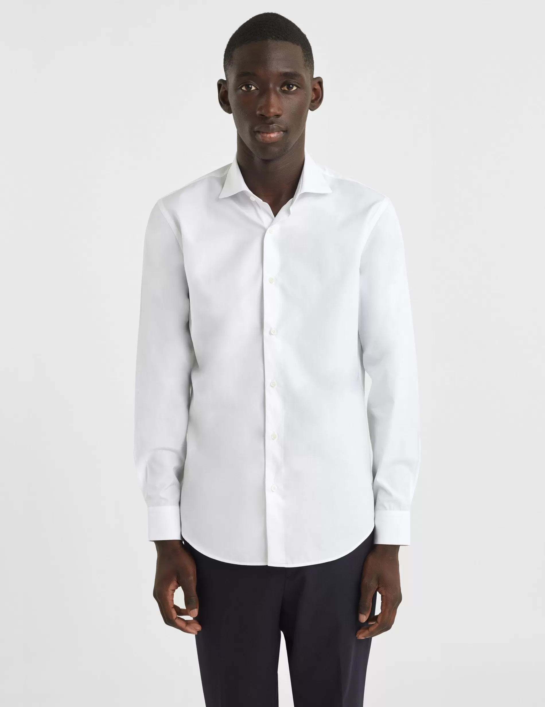 Figaret Paris Colors & Patterns·White Shirts | Styles·Ceremony Shirts | Chemise Semi-ajustée he Blanc