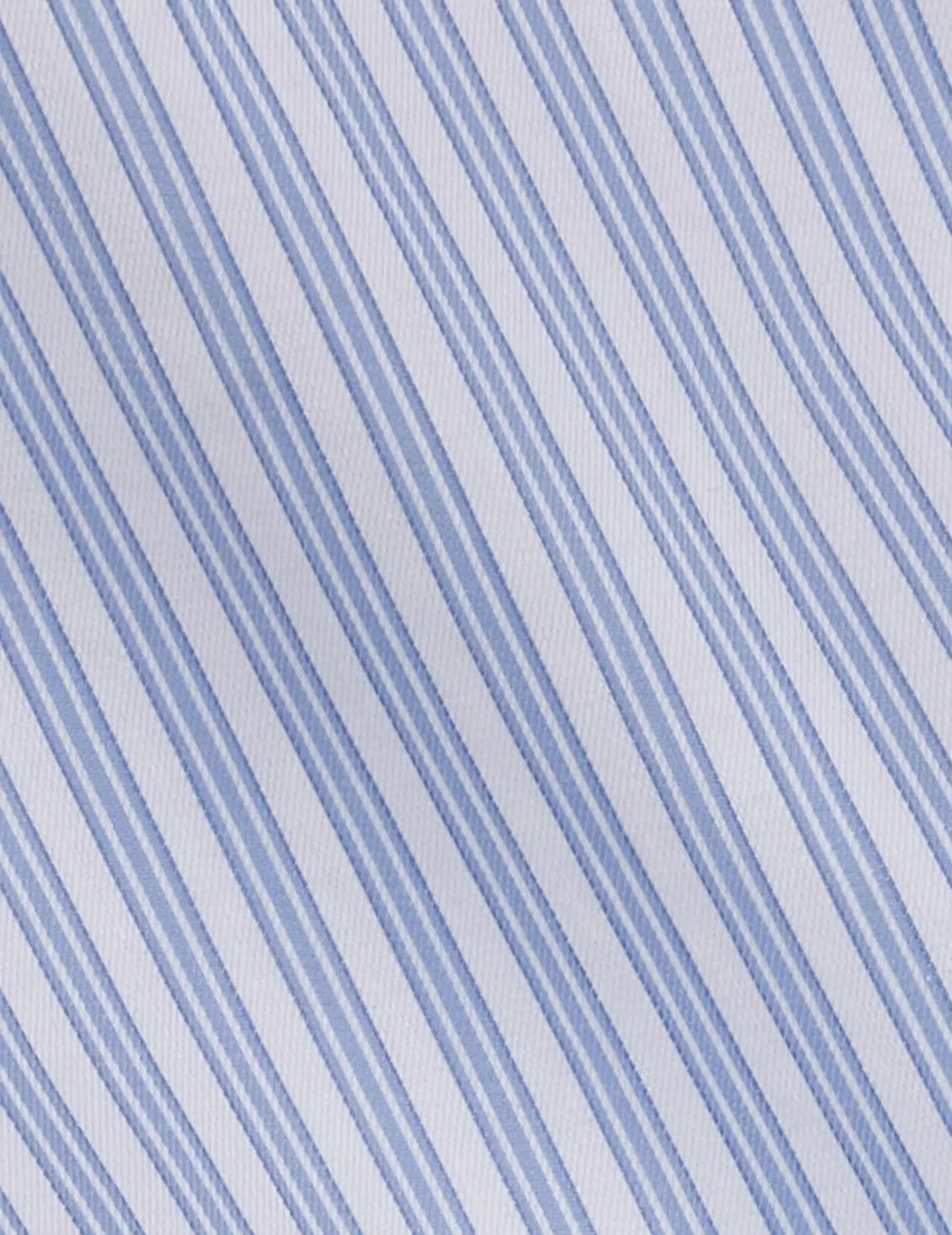 Figaret Paris Colors & Patterns·Stripe Shirts | Colors & Patterns·Blue Shirts | Chemise Semi-ajustée Bleue