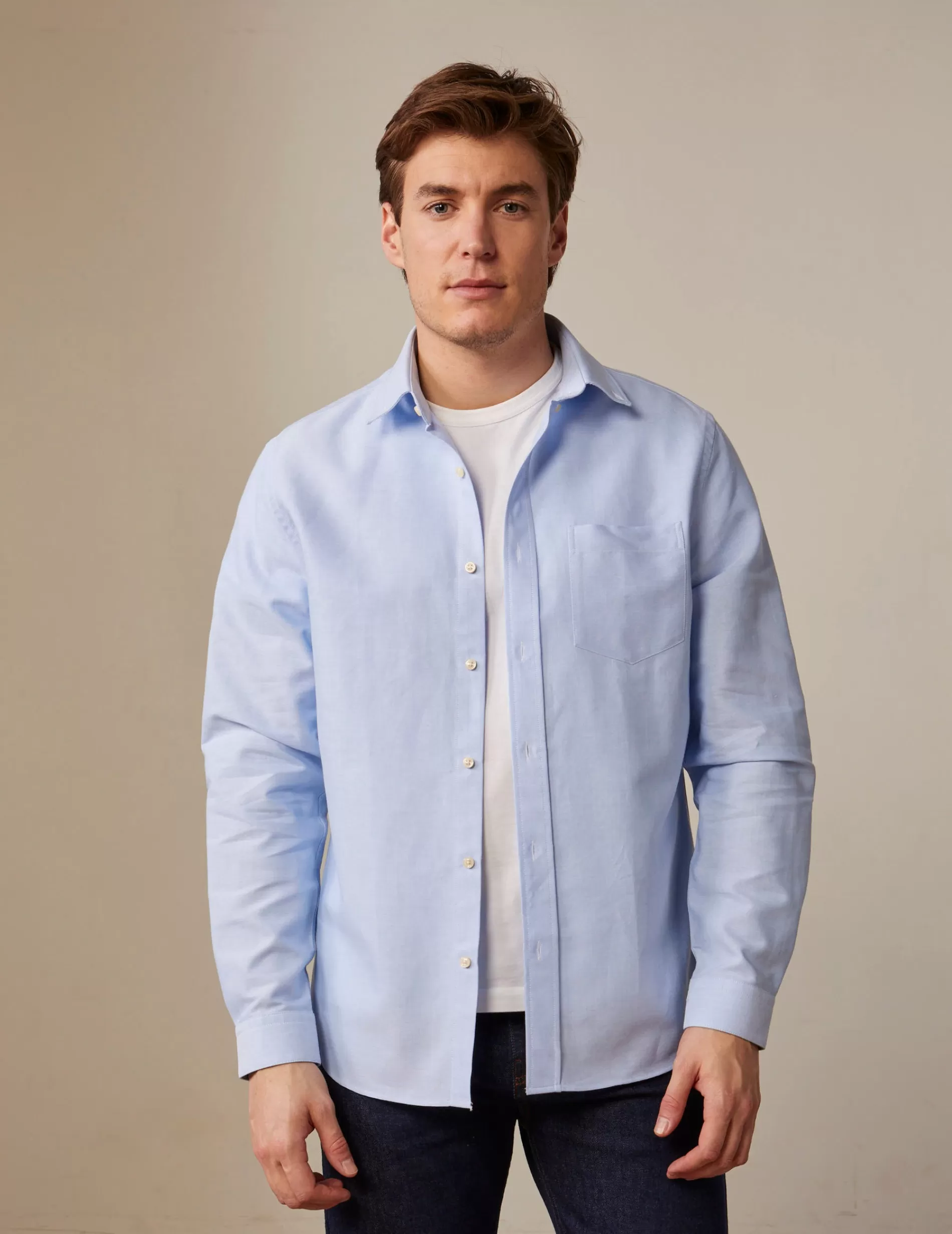 Figaret Paris Colors & Patterns·Blue Shirts | Styles·Formal Shirts | Chemise Semi-ajustée e Bleu