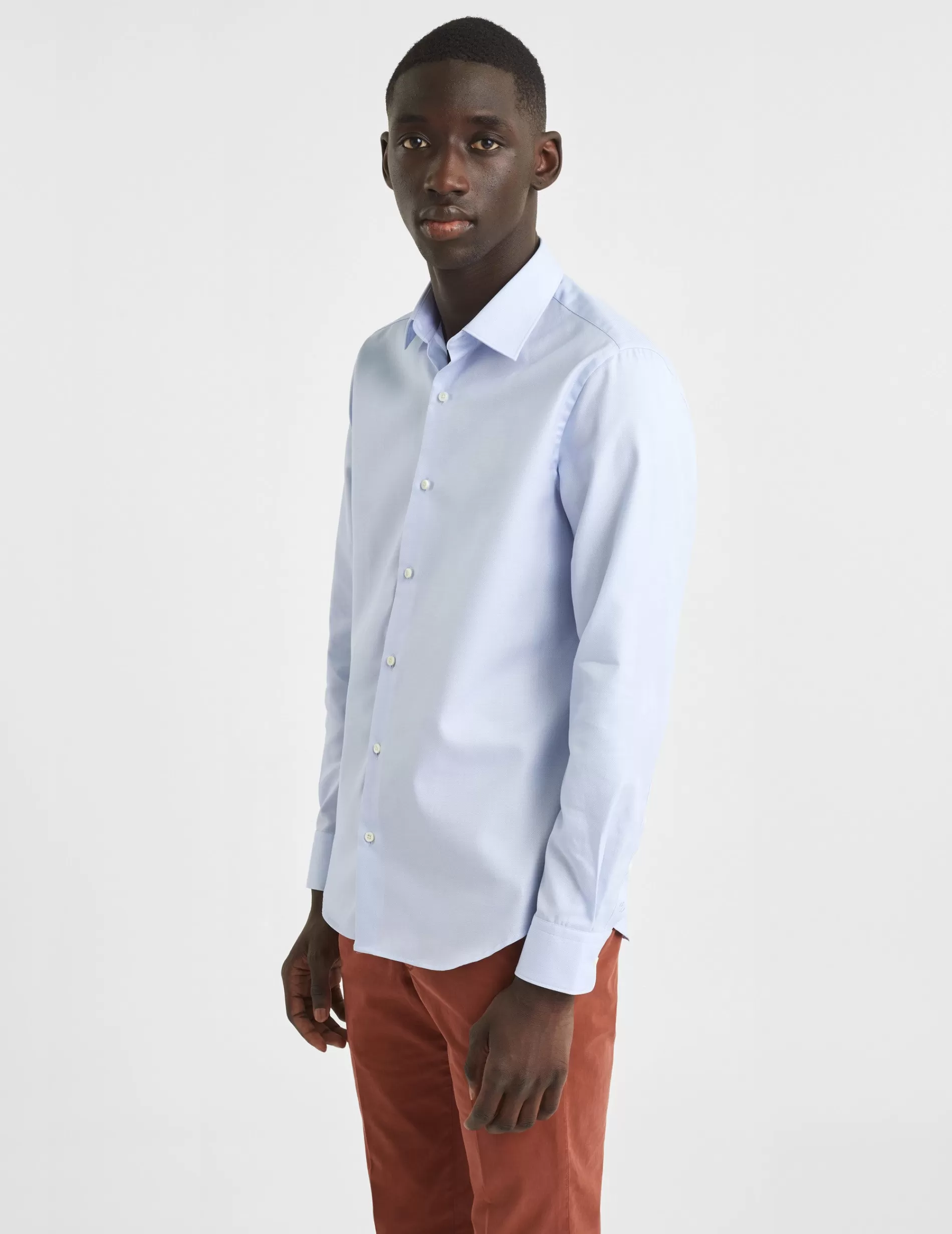 Figaret Paris Colors & Patterns·Blue Shirts | Styles·Formal Shirts | Chemise Semi-ajustée e Bleu