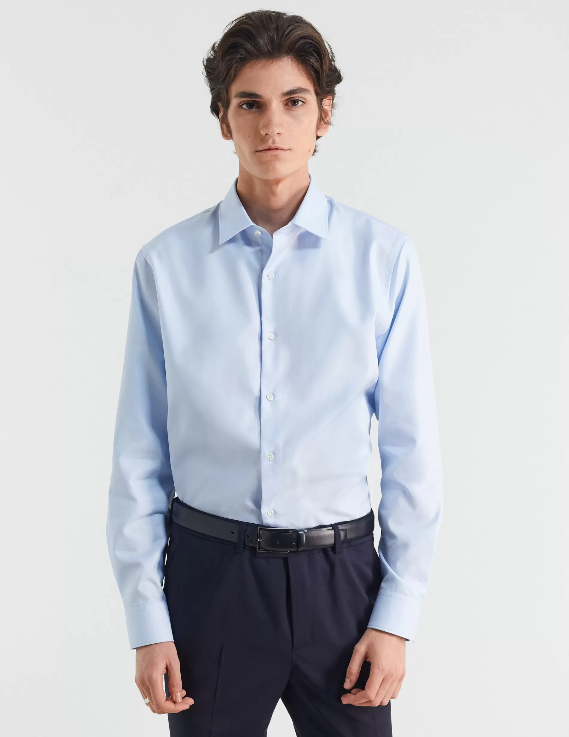 Figaret Paris Colors & Patterns·Blue Shirts | Styles·Formal Shirts | Chemise Semi-ajustée e Bleu