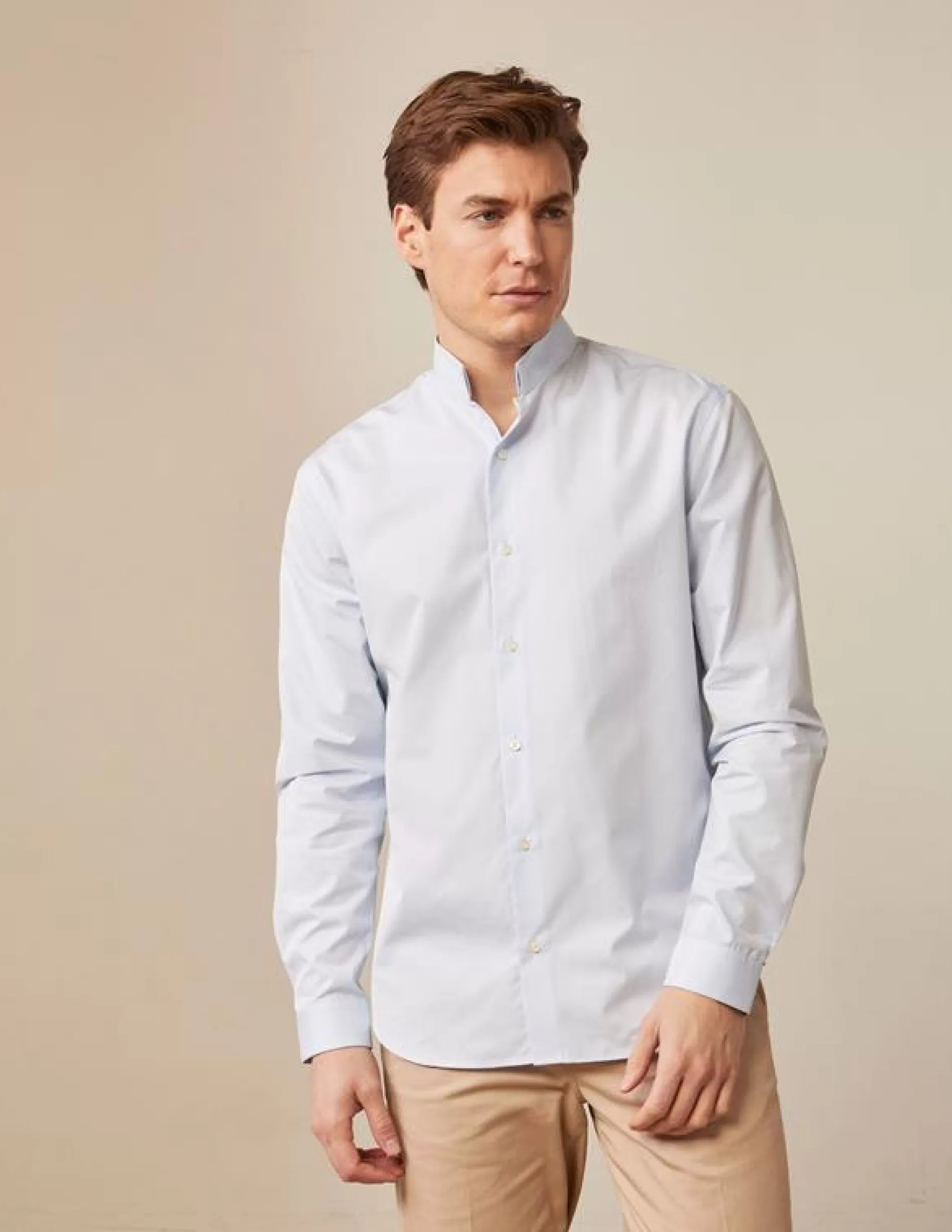 Figaret Paris Colors & Patterns·Blue Shirts | Styles·Formal Shirts | Chemise Semi-ajustée e Bleu