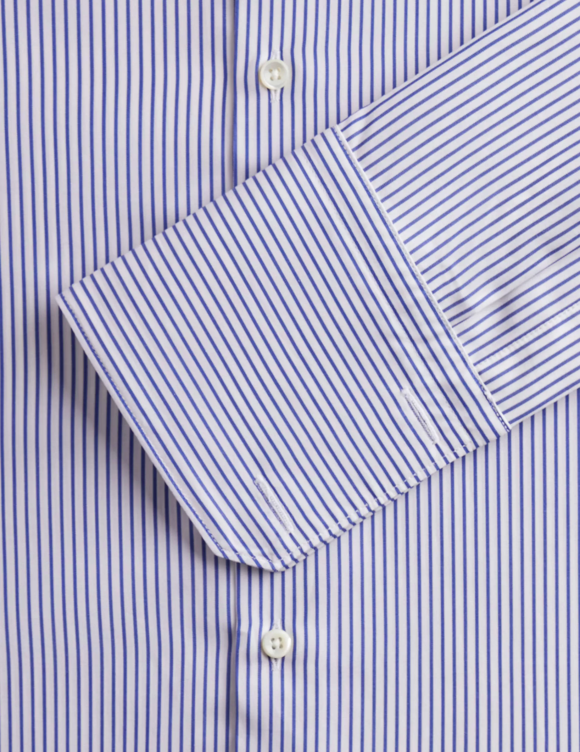 Figaret Paris Colors & Patterns·Stripe Shirts | Colors & Patterns·Blue Shirts | Chemise Semi-ajustée Rayée Bleu Marine
