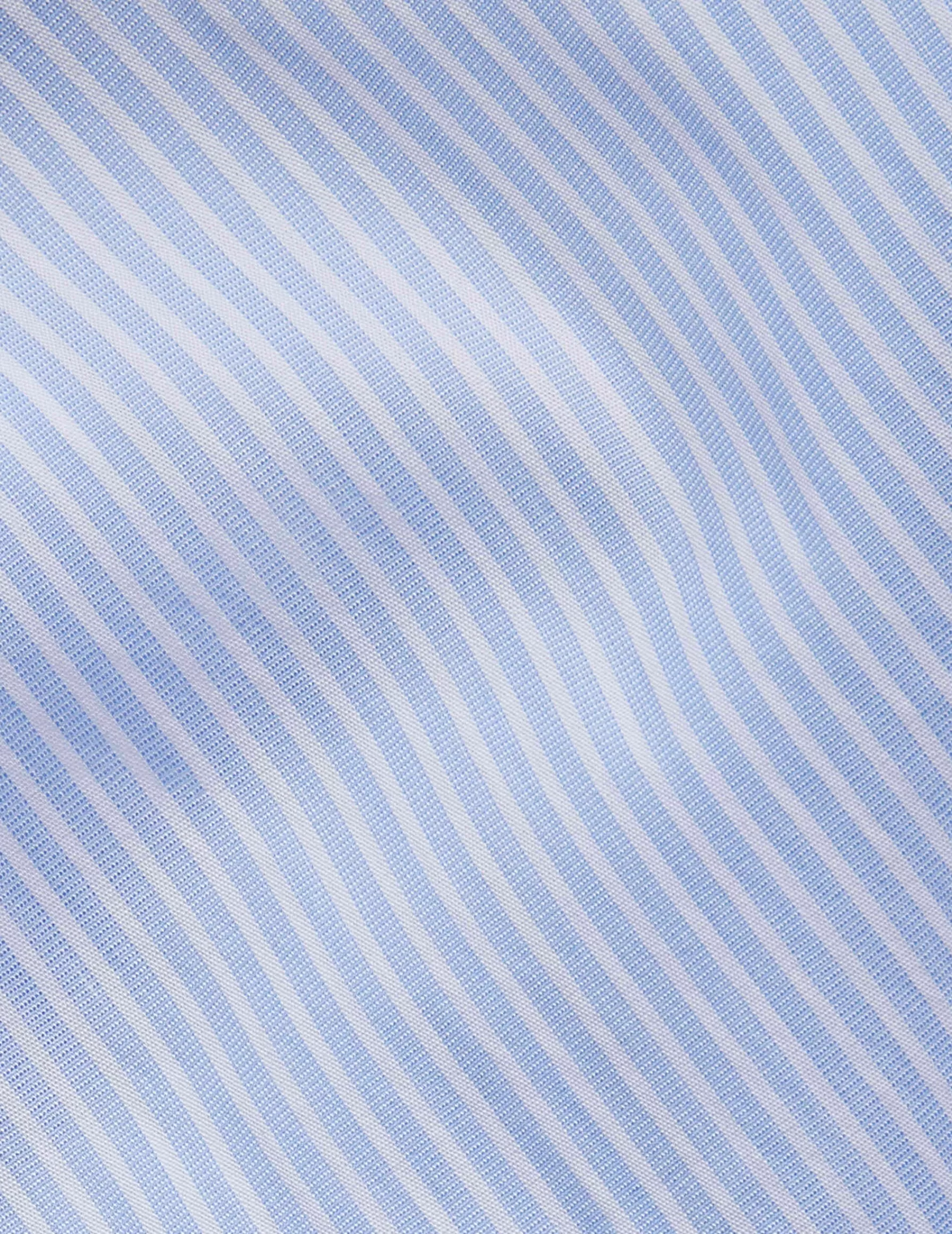 Figaret Paris Colors & Patterns·Stripe Shirts | Colors & Patterns·Blue Shirts | Chemise Semi-ajustée Rayée Bleue
