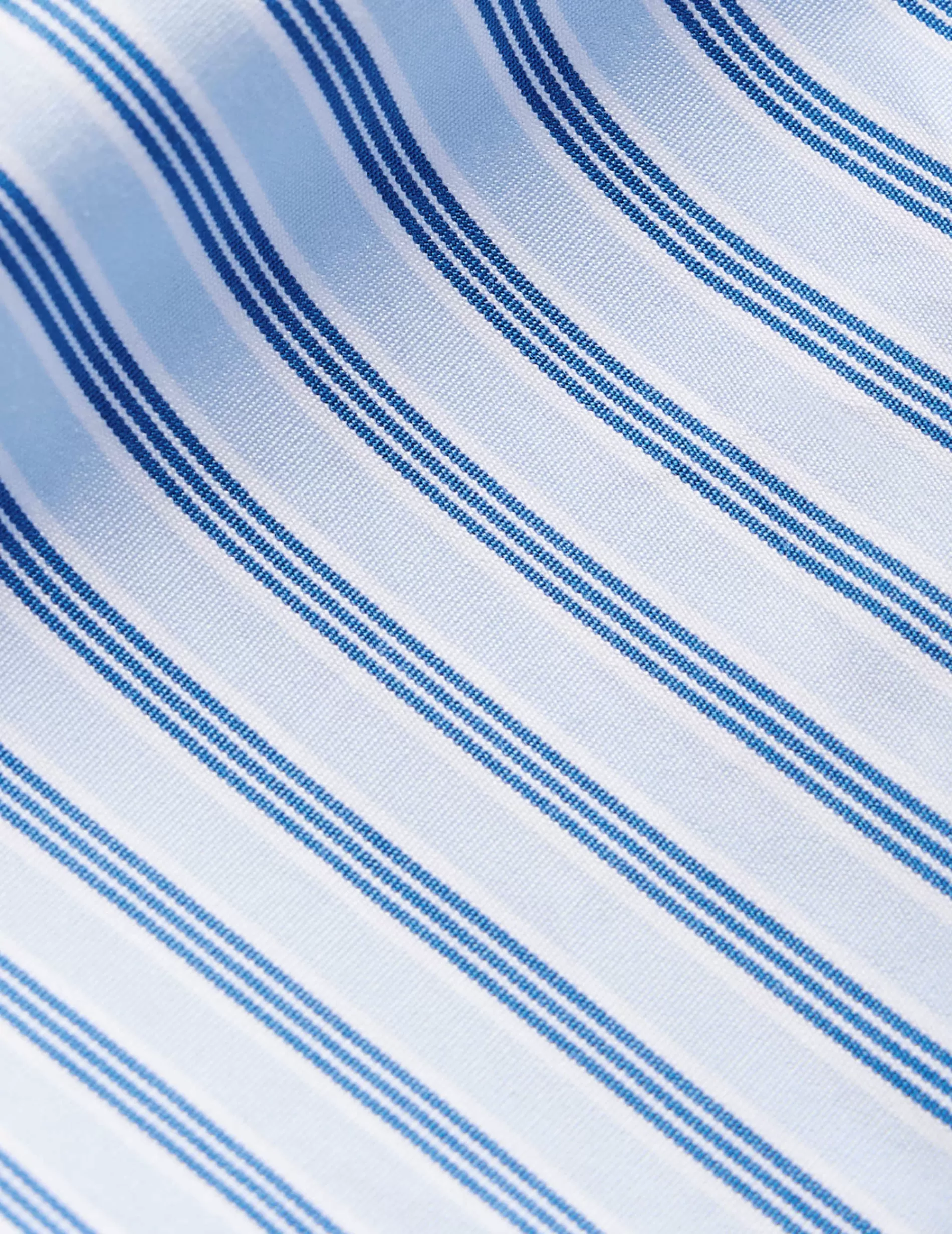Figaret Paris Colors & Patterns·Stripe Shirts | Colors & Patterns·Blue Shirts | Chemise Semi-ajustée Rayée e Bleu