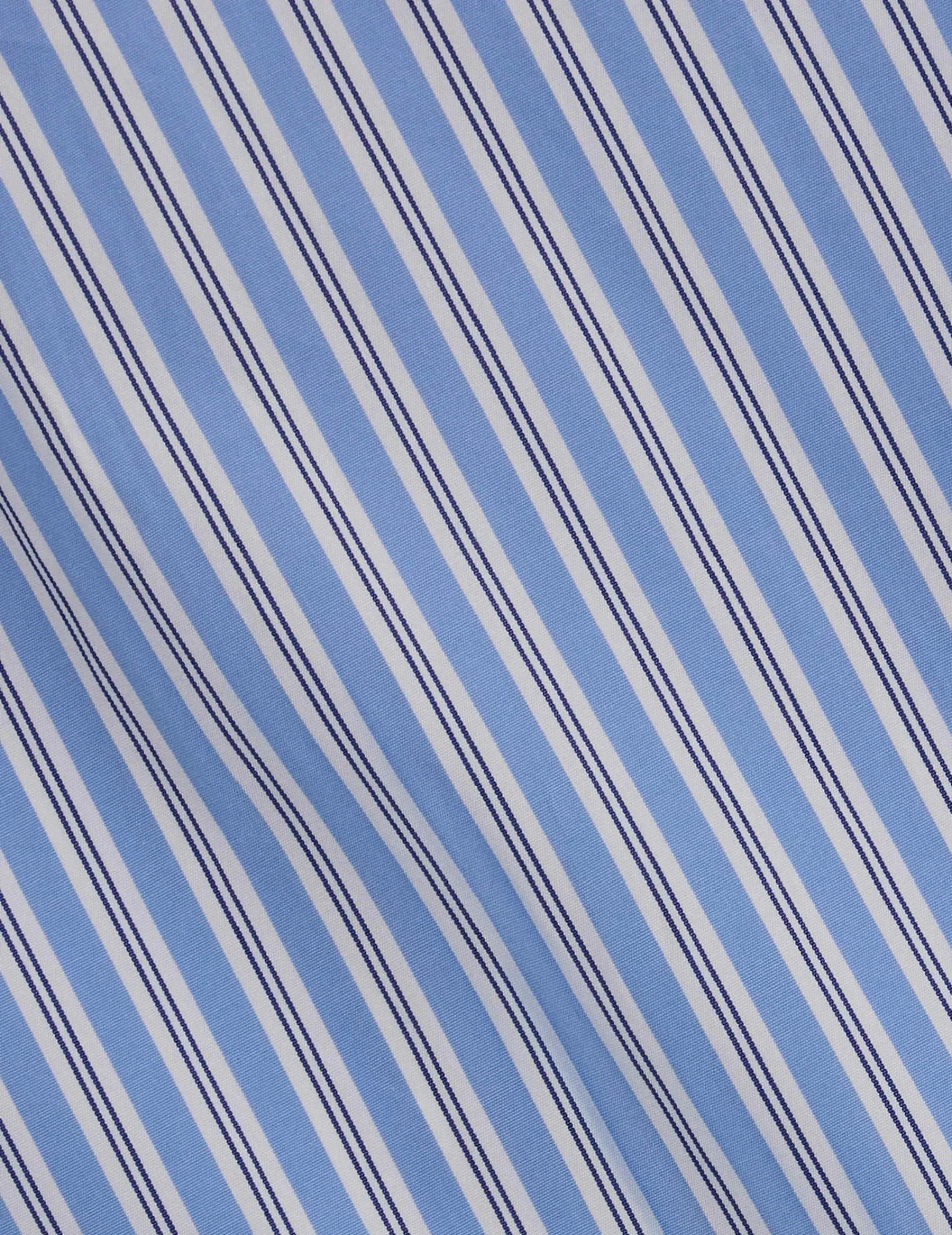 Figaret Paris Colors & Patterns·Stripe Shirts | Colors & Patterns·Blue Shirts | Chemise Semi-ajustée Rayée e Bleu