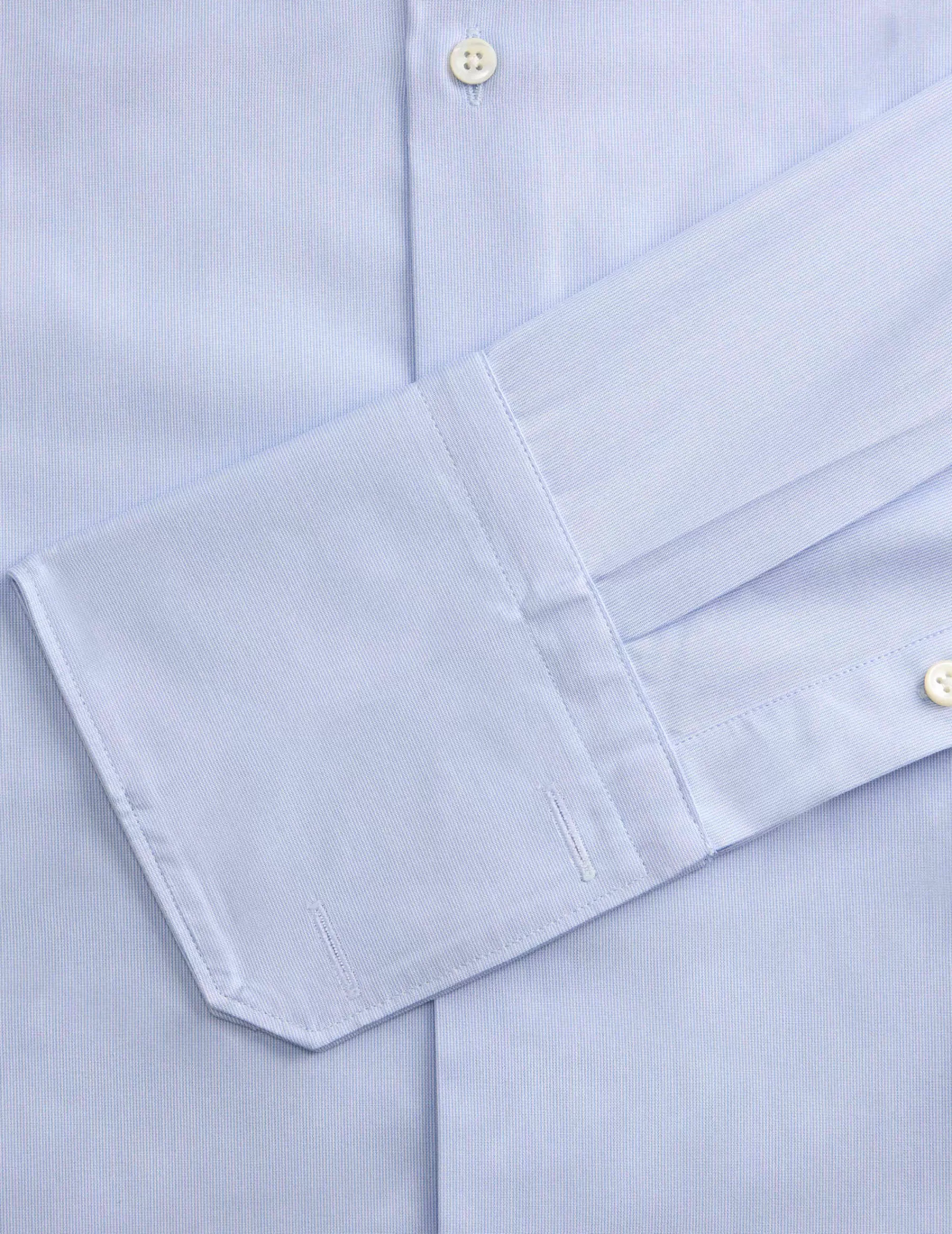 Figaret Paris Colors & Patterns·Stripe Shirts | Colors & Patterns·Blue Shirts | Chemise Semi-ajustée Rayée Bleue