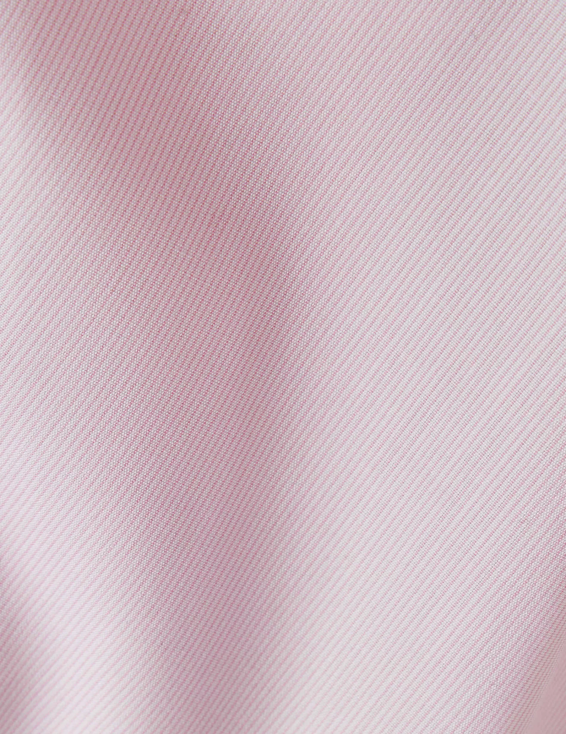 Figaret Paris Colors & Patterns·Stripe Shirts | Colors & Patterns·Pink Shirts | Chemise Semi-ajustée Rayée Rose