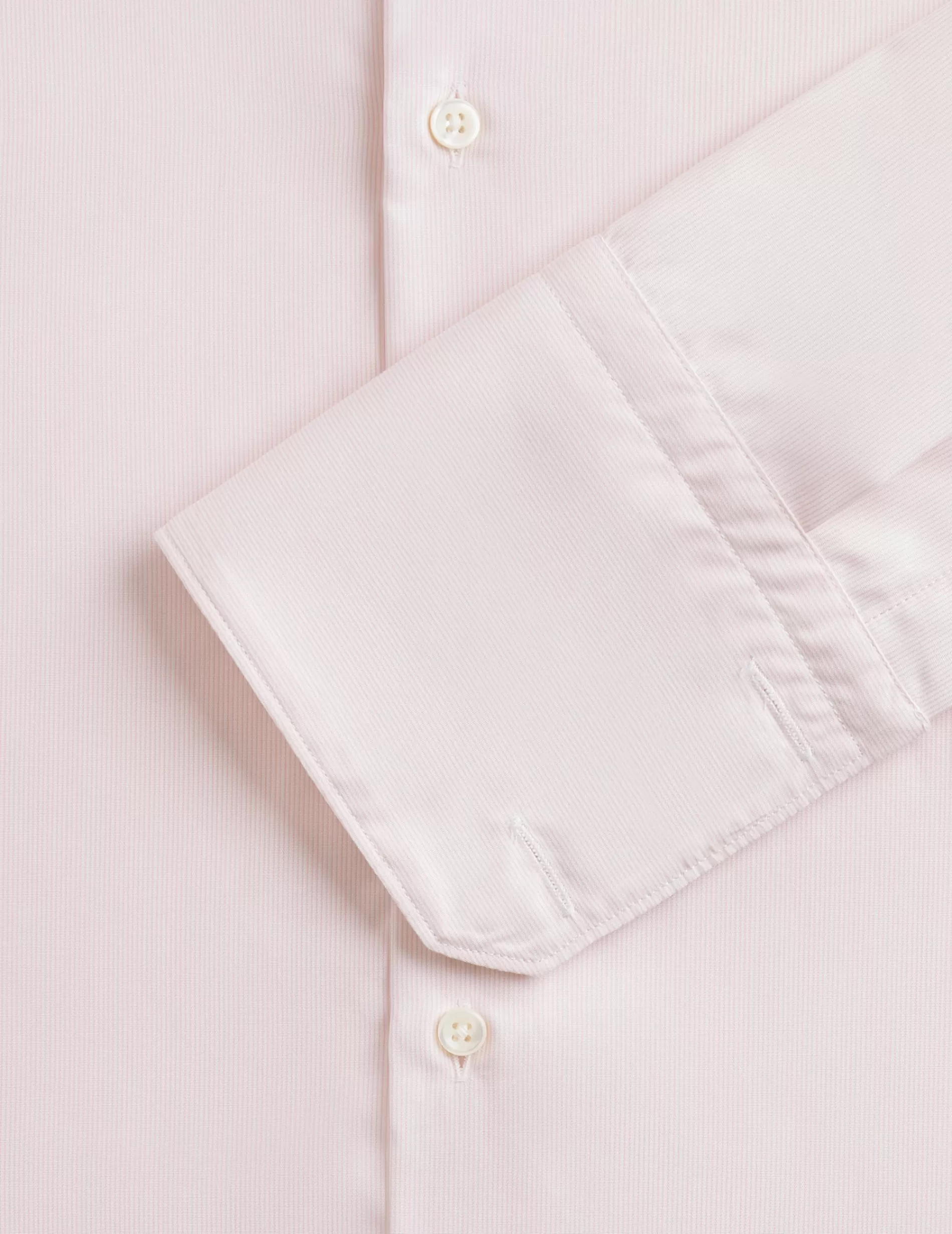 Figaret Paris Colors & Patterns·Stripe Shirts | Colors & Patterns·Pink Shirts | Chemise Semi-ajustée Rayée Rose