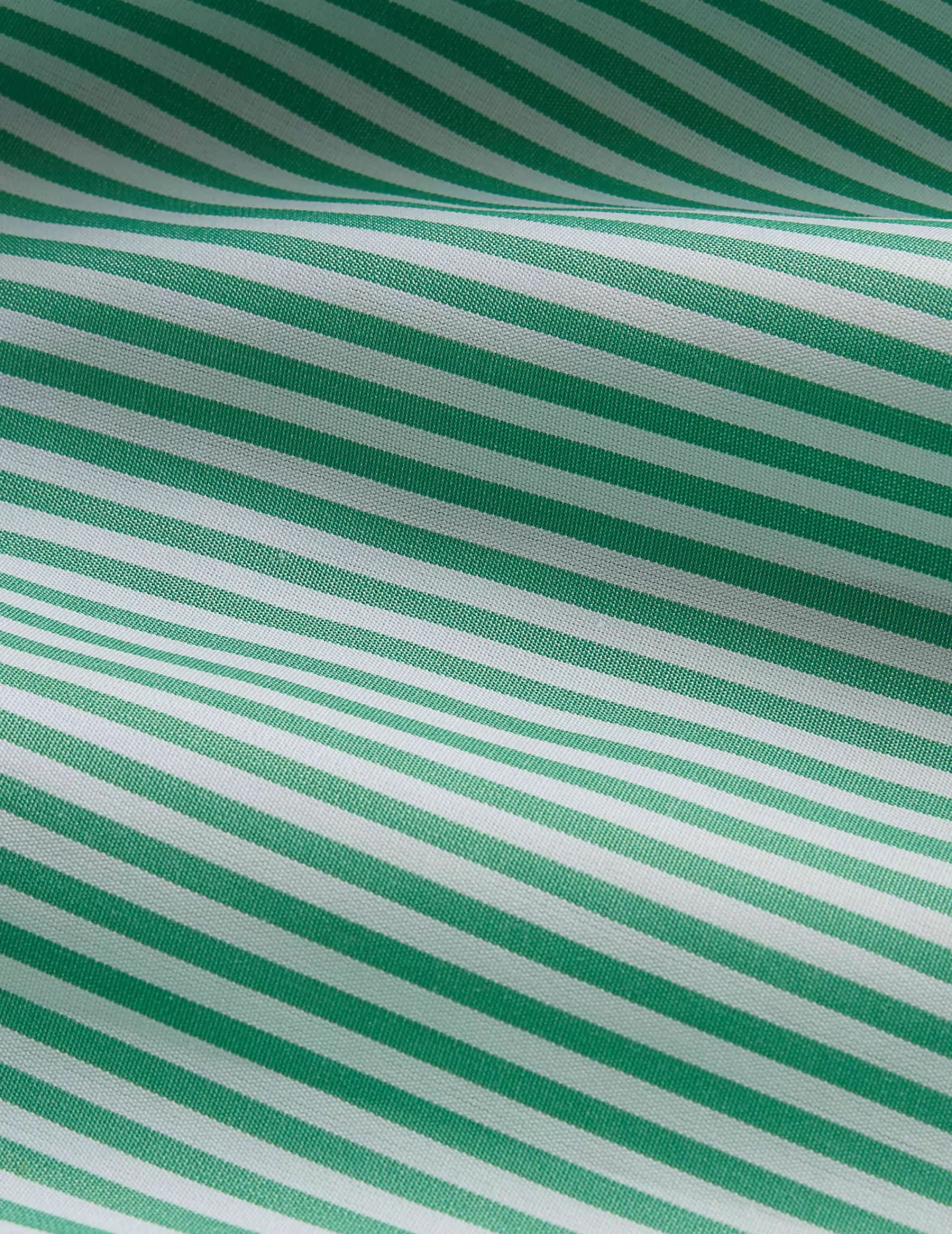 Figaret Paris Colors & Patterns·Stripe Shirts | Styles·Formal Shirts | Chemise Semi-ajustée Rayée Verte