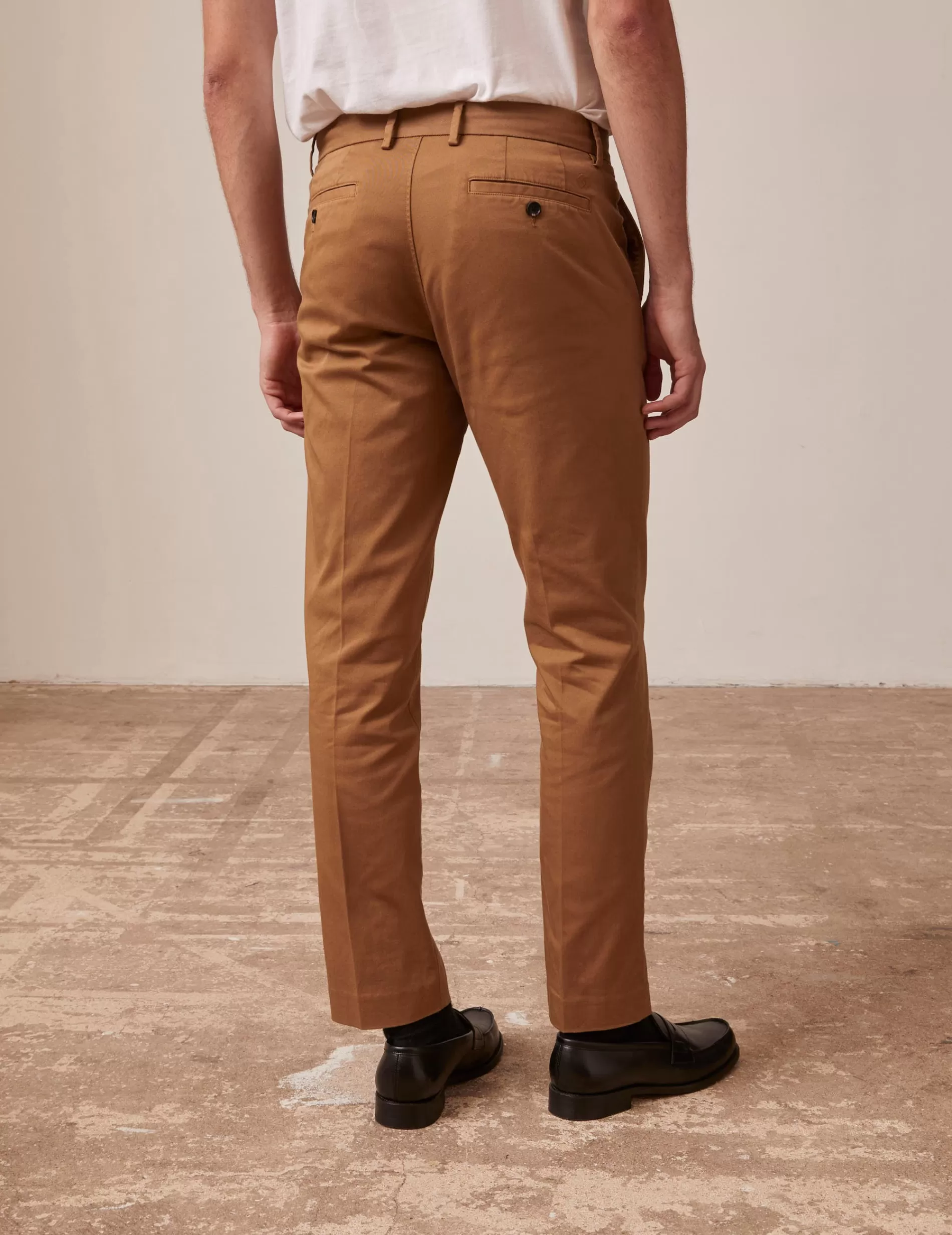 Figaret Paris Trousers | Chino Geofrey En Twill Camel