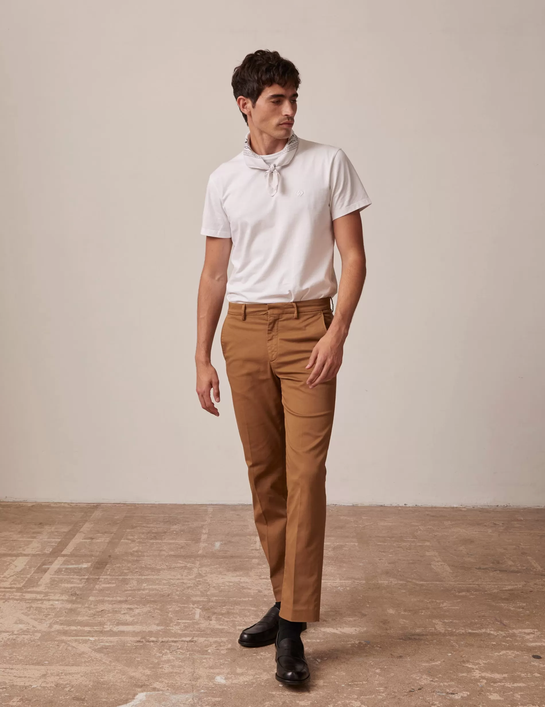 Figaret Paris Trousers | Chino Geofrey En Twill Camel