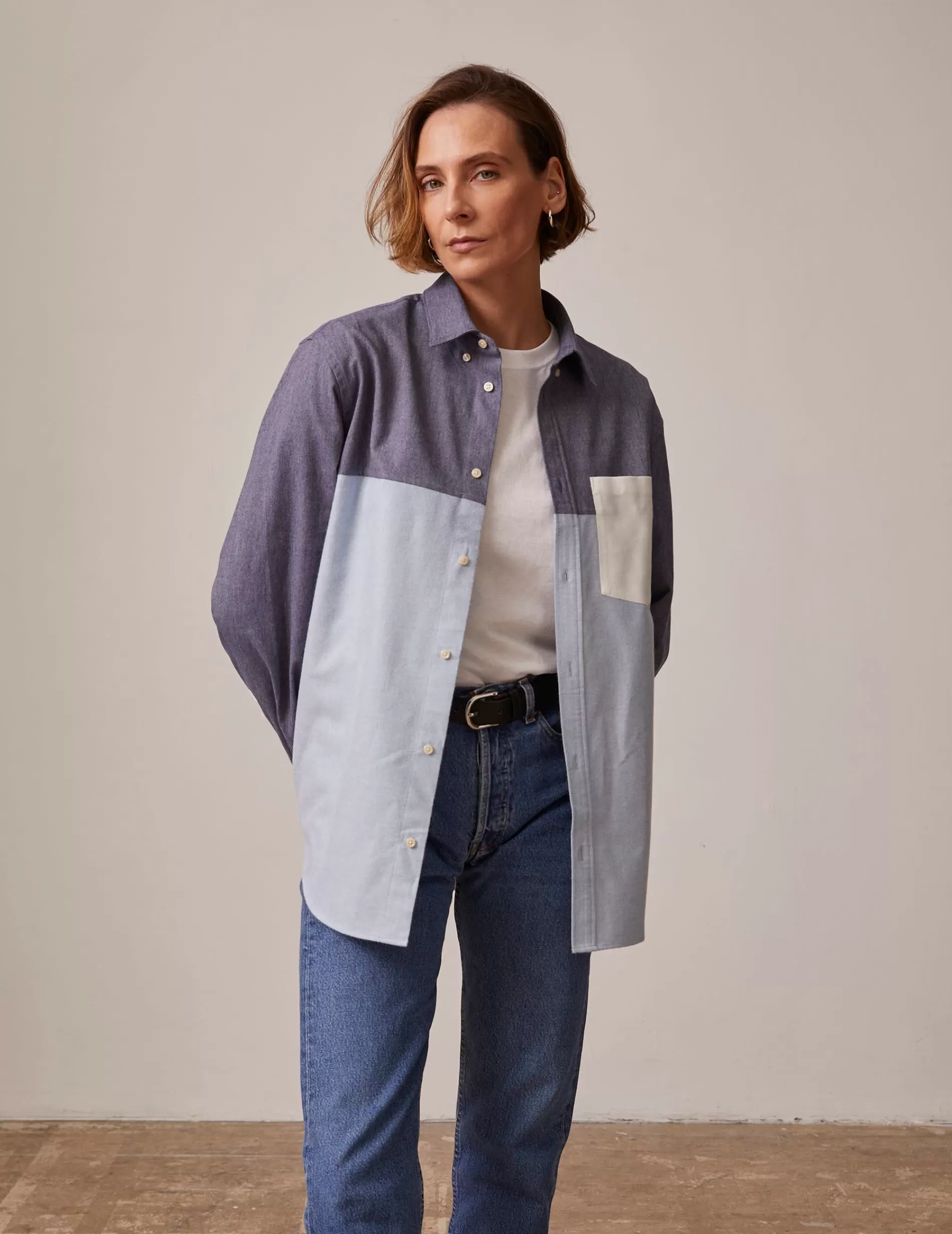 Figaret Paris Colors And Patterns·Plain Shirts | Colors And Patterns·Blue Shirts | Fun Shirt Aymeric Bleu Marine