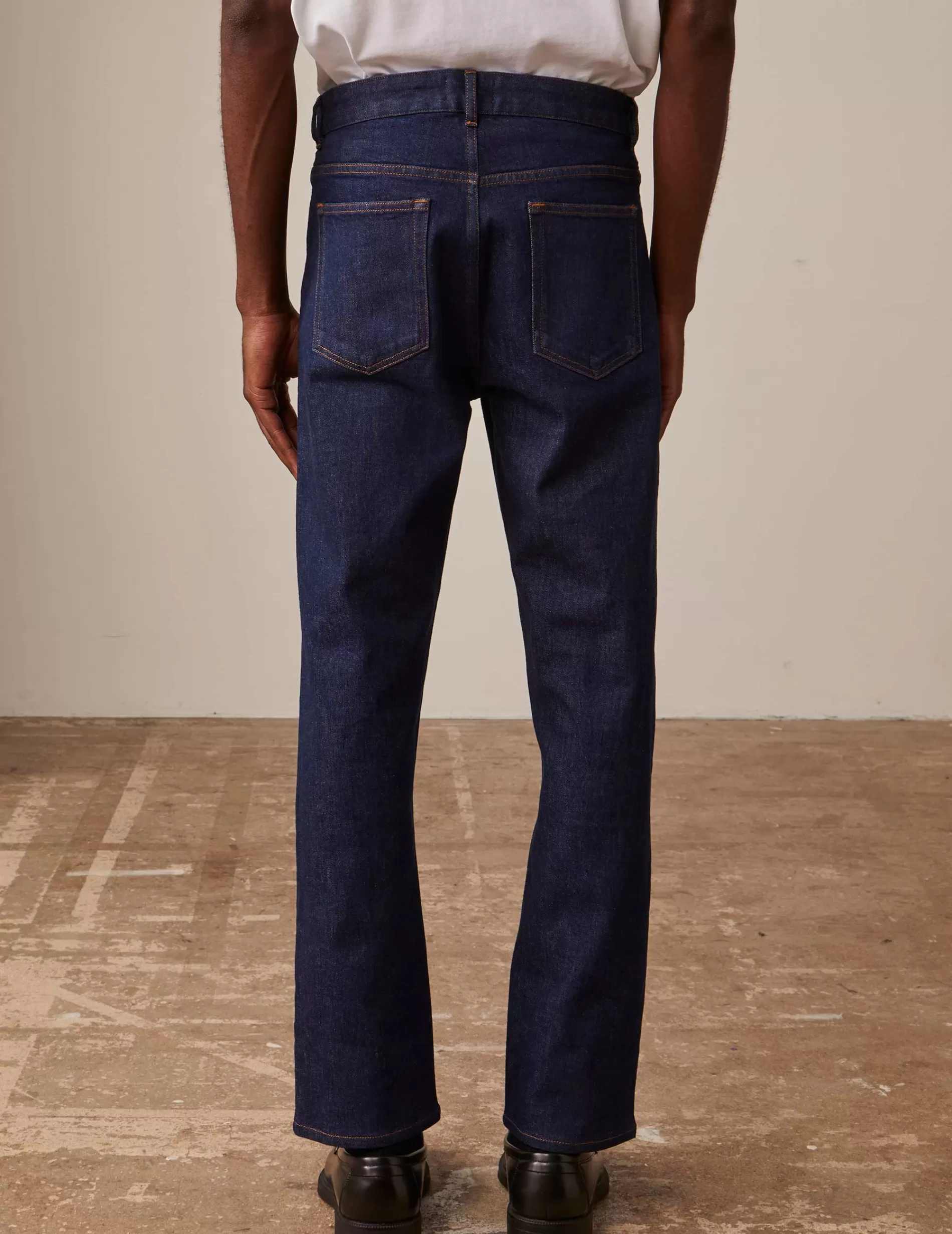 Figaret Paris Trousers | Jean Florentin En Denim Marine