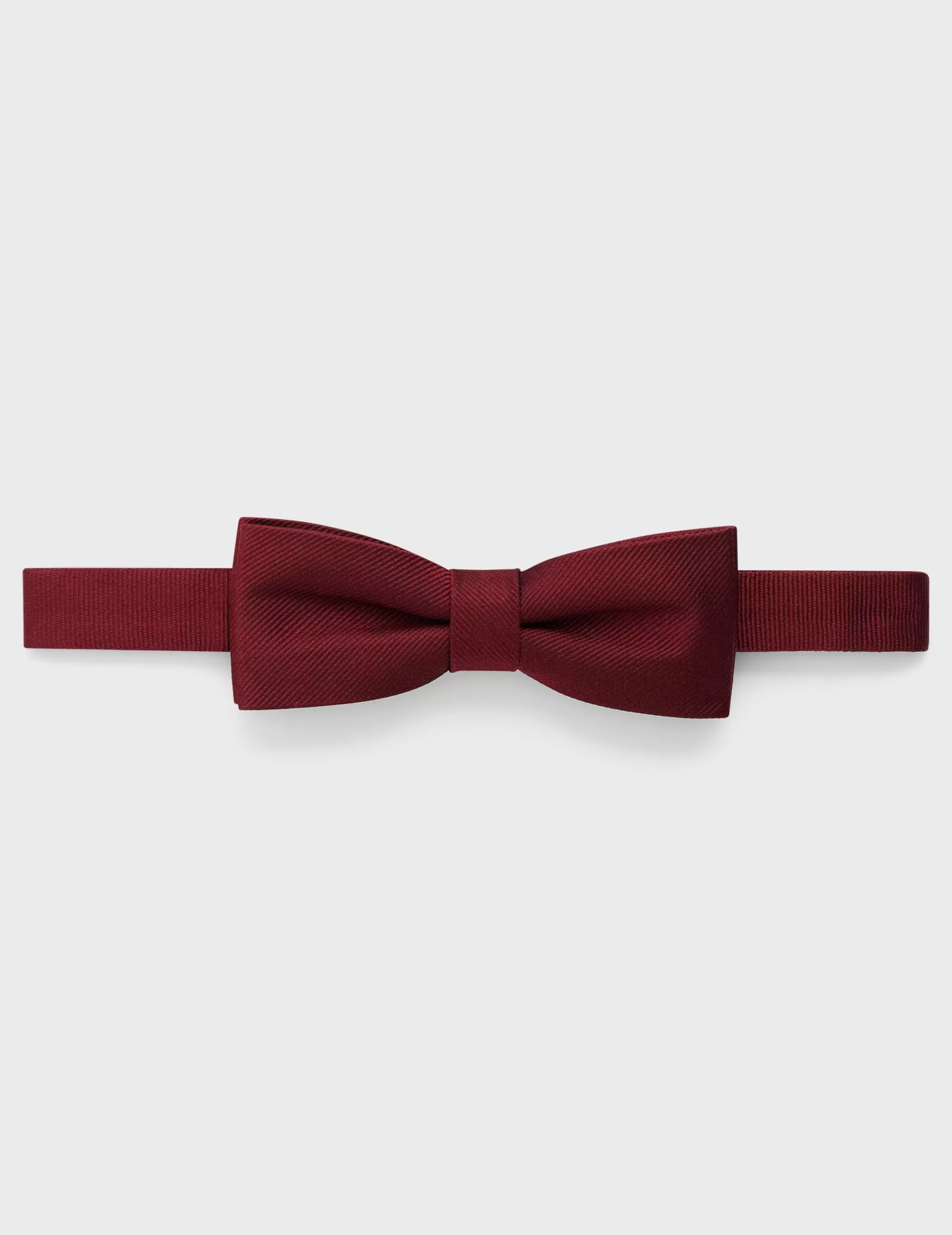 Figaret Paris Boties | Nœud Papillon En Soie Bordeaux
