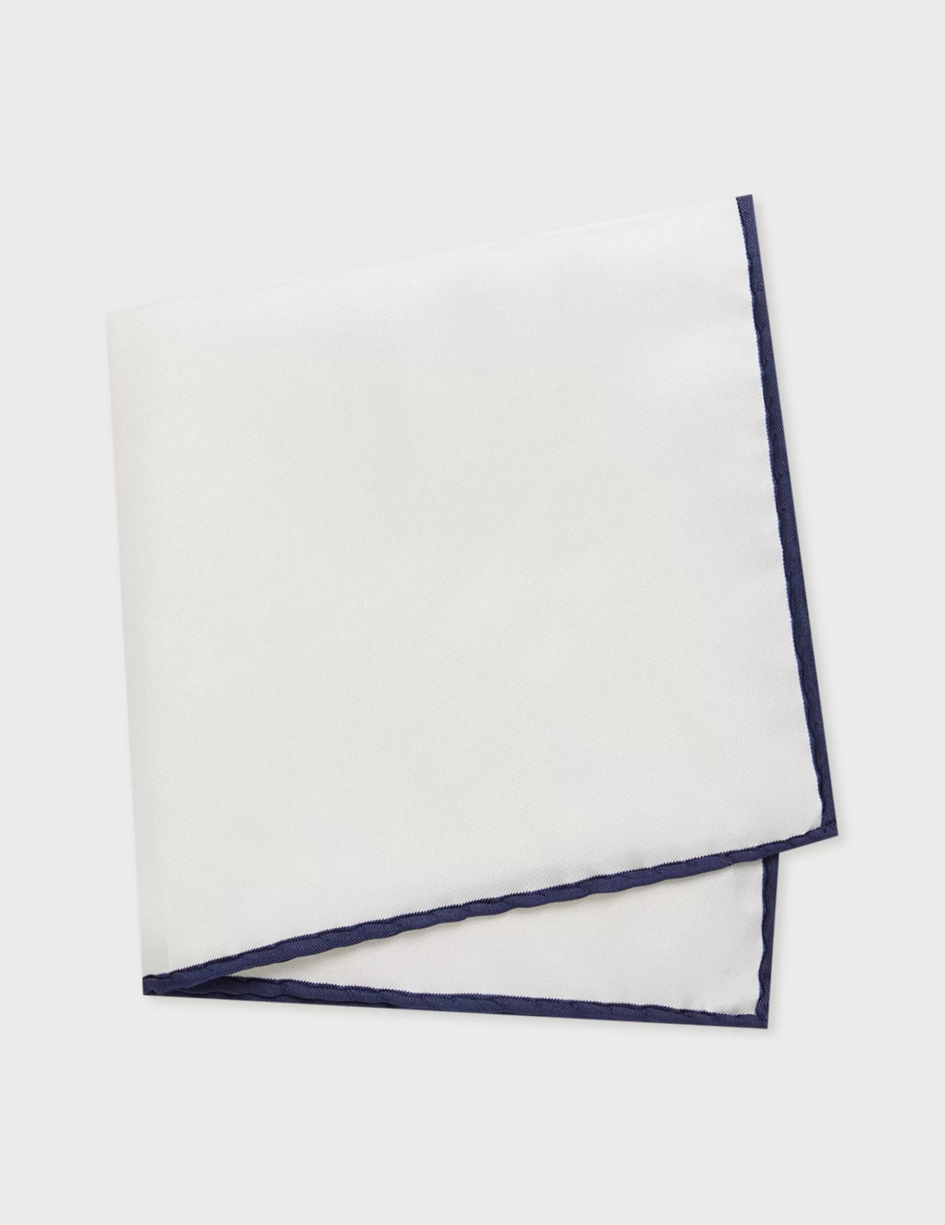 Figaret Paris Pocket Squares | Pochette En Soie Blanche