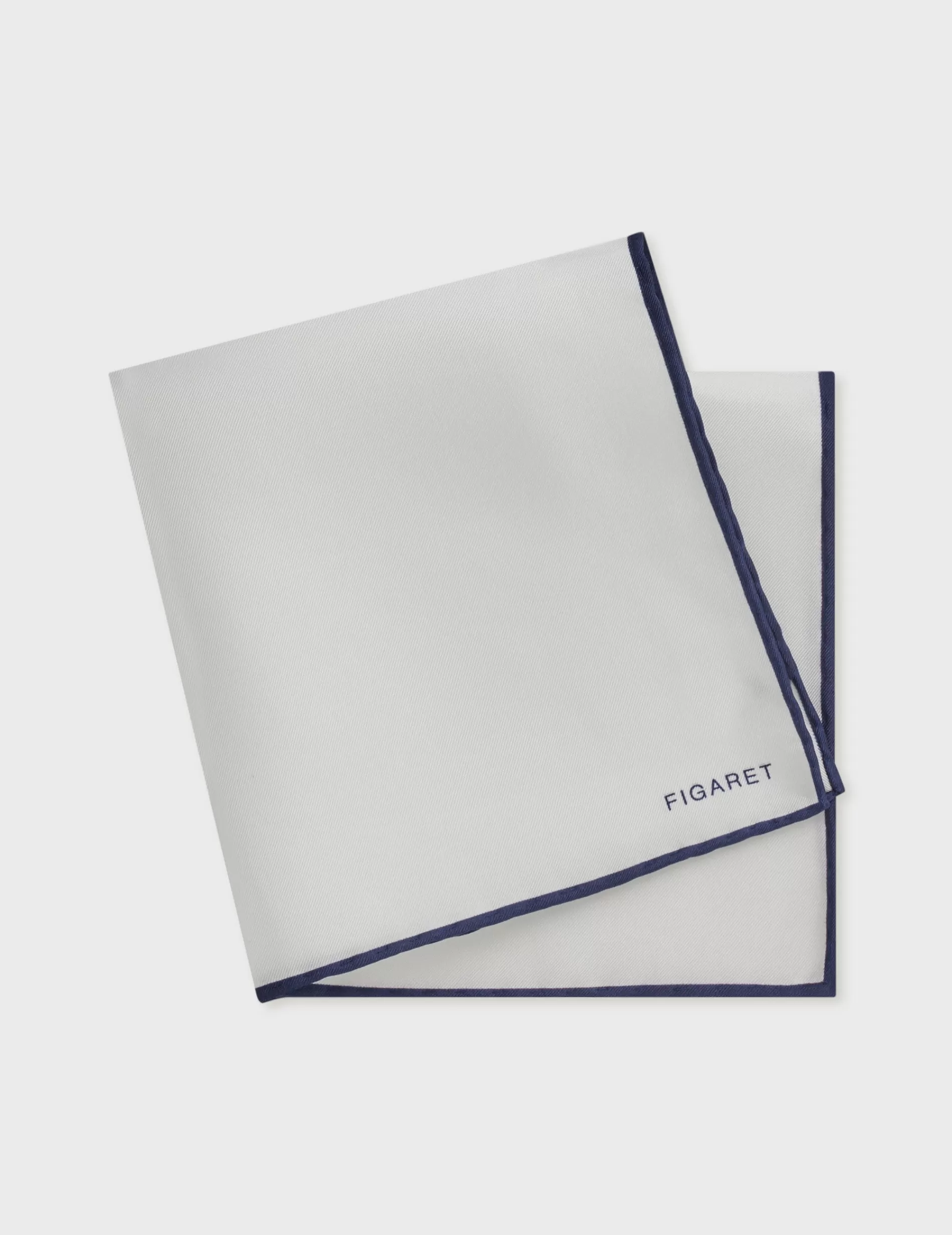 Figaret Paris Pocket Squares | Pochette En Soie Blanche