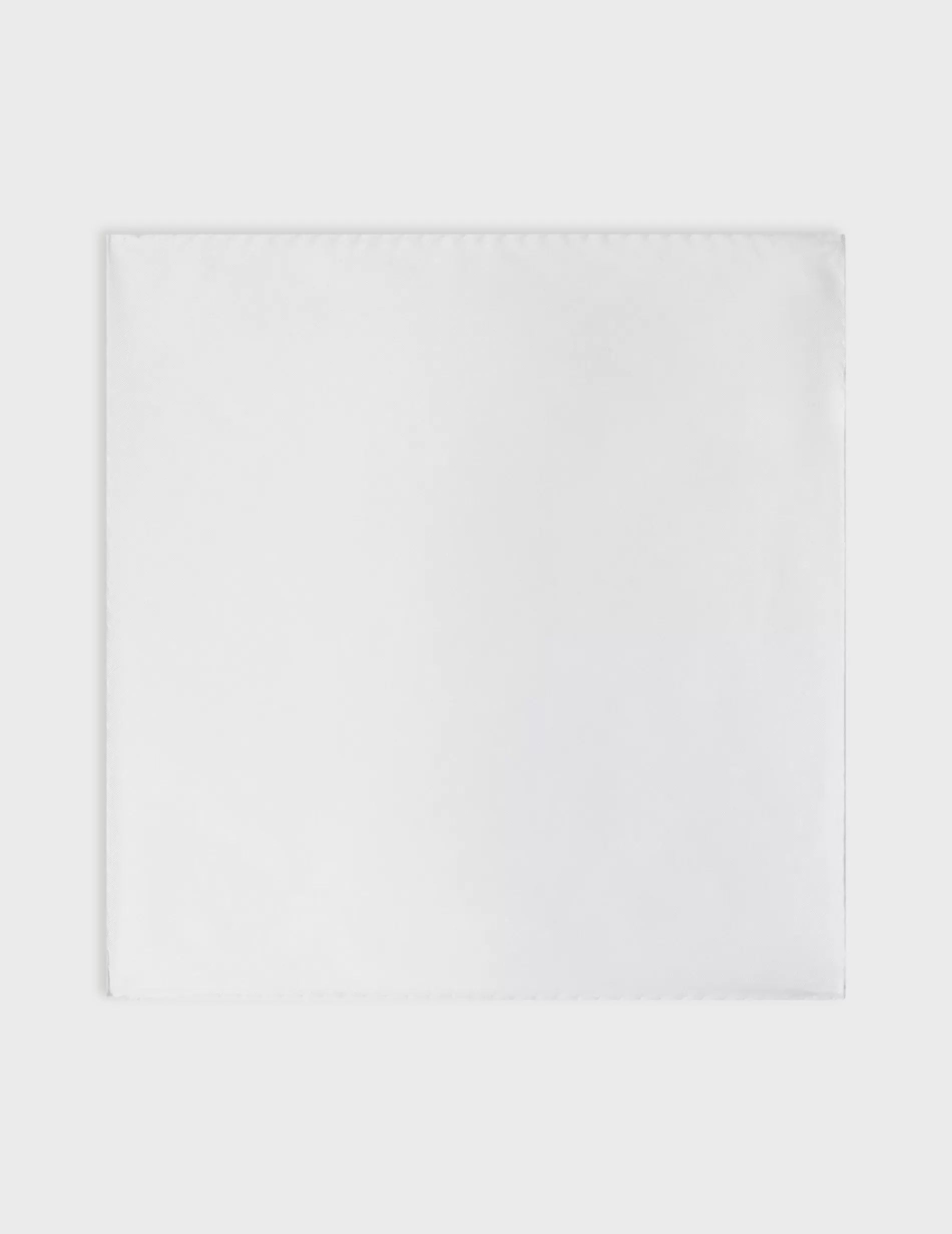 Figaret Paris Pocket Squares | Pochette En Soie Blanche