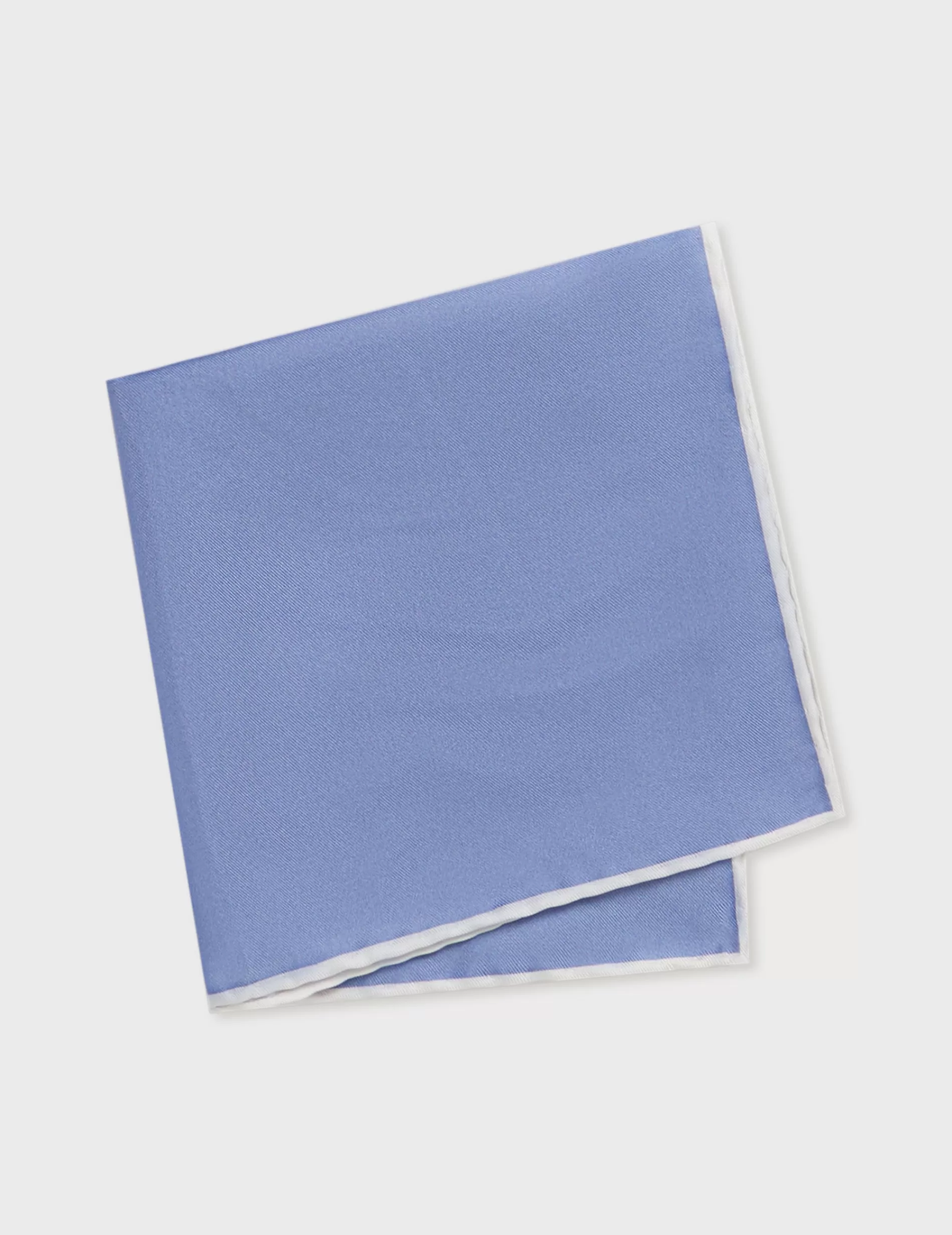 Figaret Paris Pocket Squares | Pochette En Soie Bleue