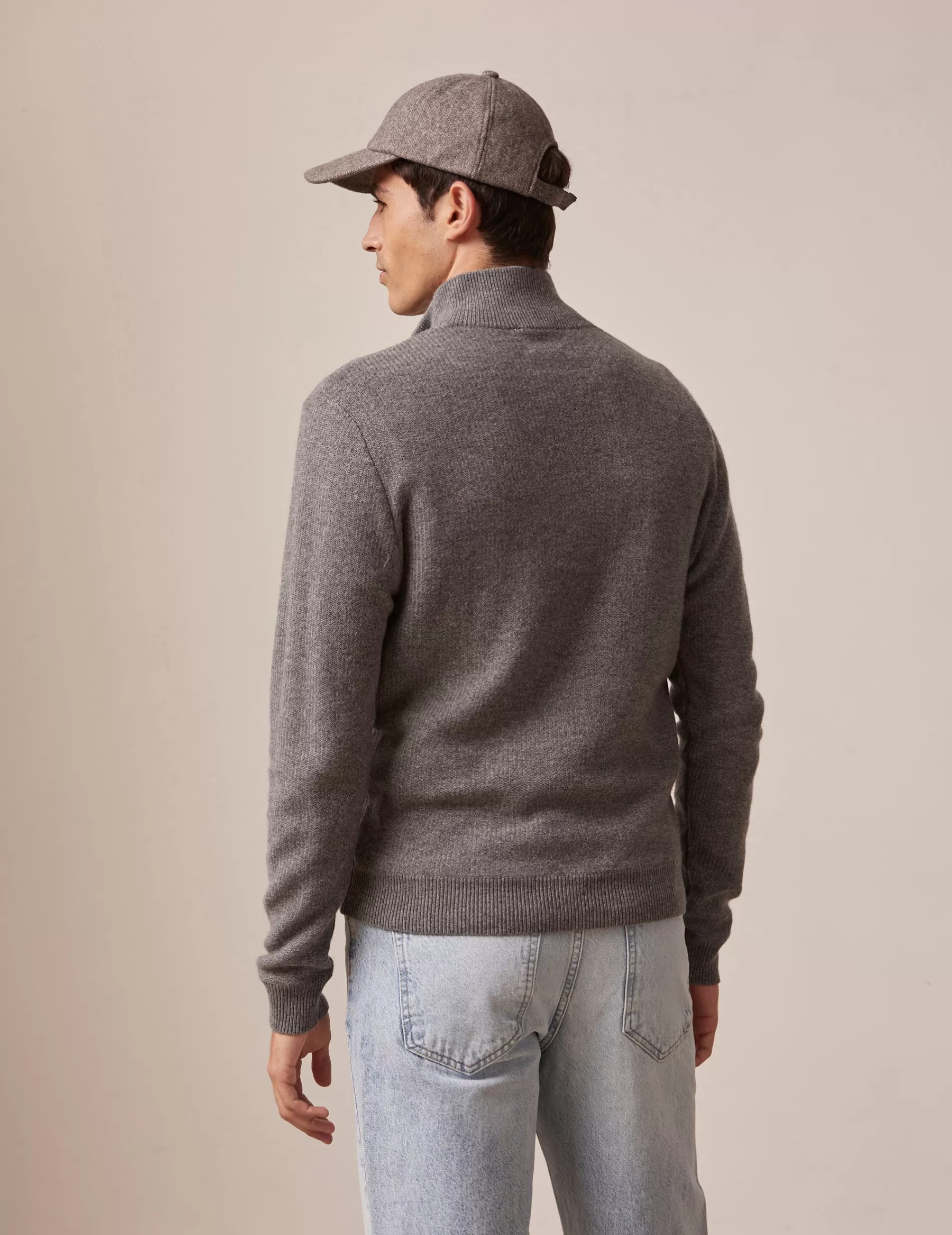 Figaret Paris Sweaters | Pull Chris En Cachemire Et Laine Gris