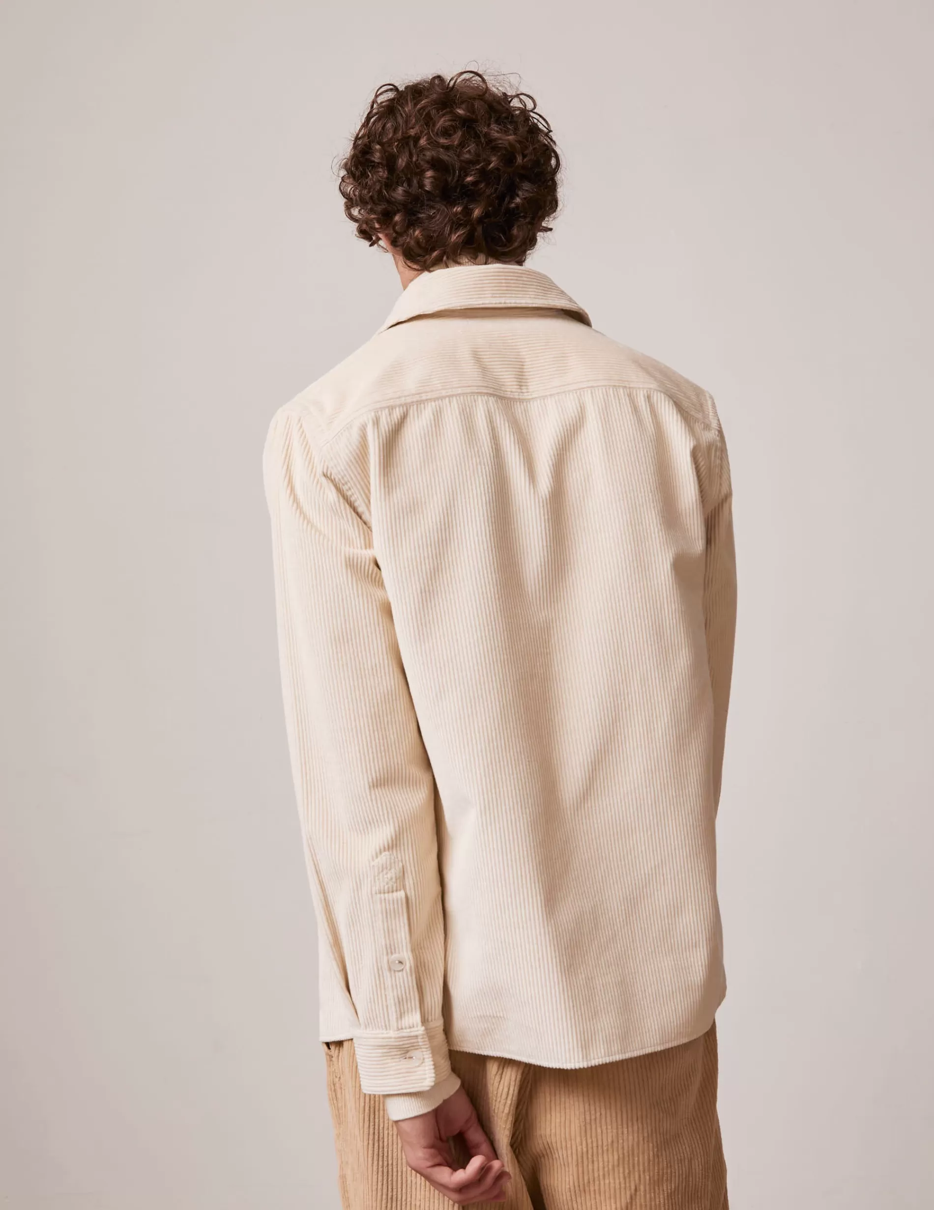 Figaret Paris Ready To Wear | Styles·Casual Shirts | Surchemise Cameron En Velours écrue