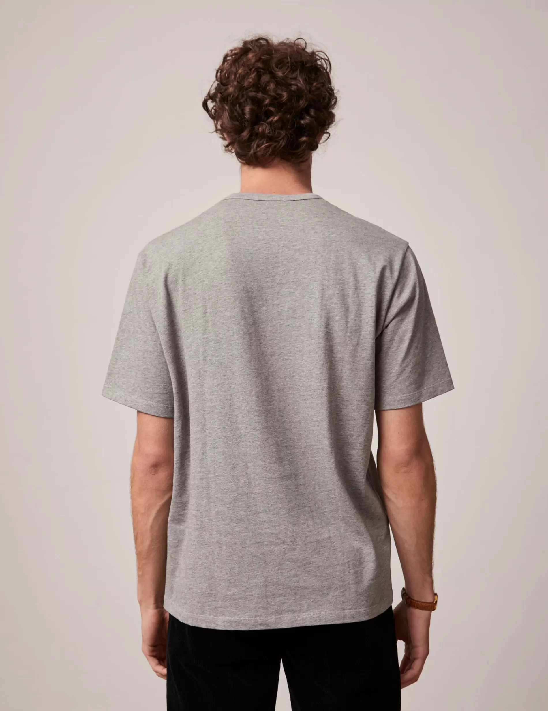Figaret Paris T-Shirt | T-shirt Benny En Jersey Gris