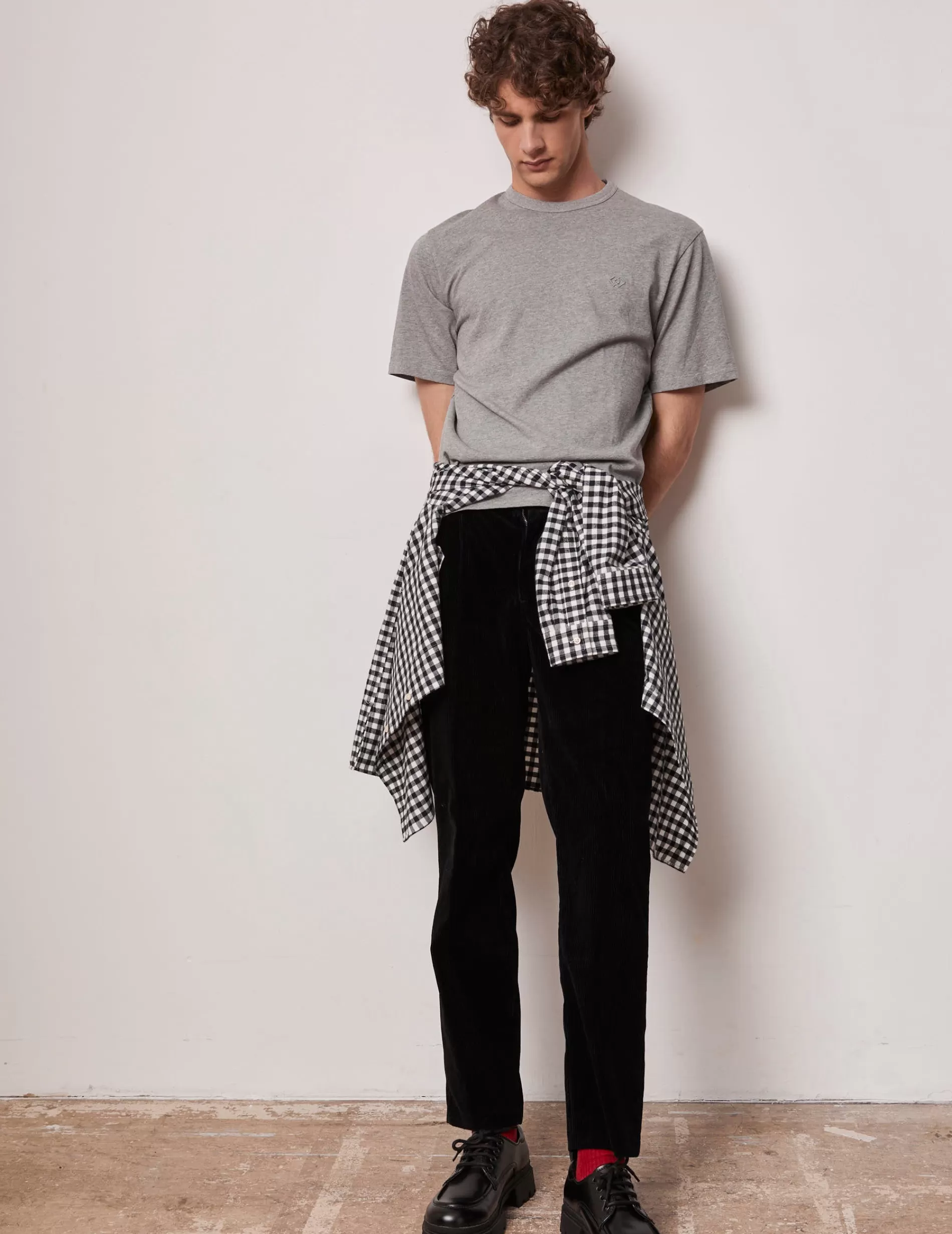 Figaret Paris T-Shirt | T-shirt Benny En Jersey Gris