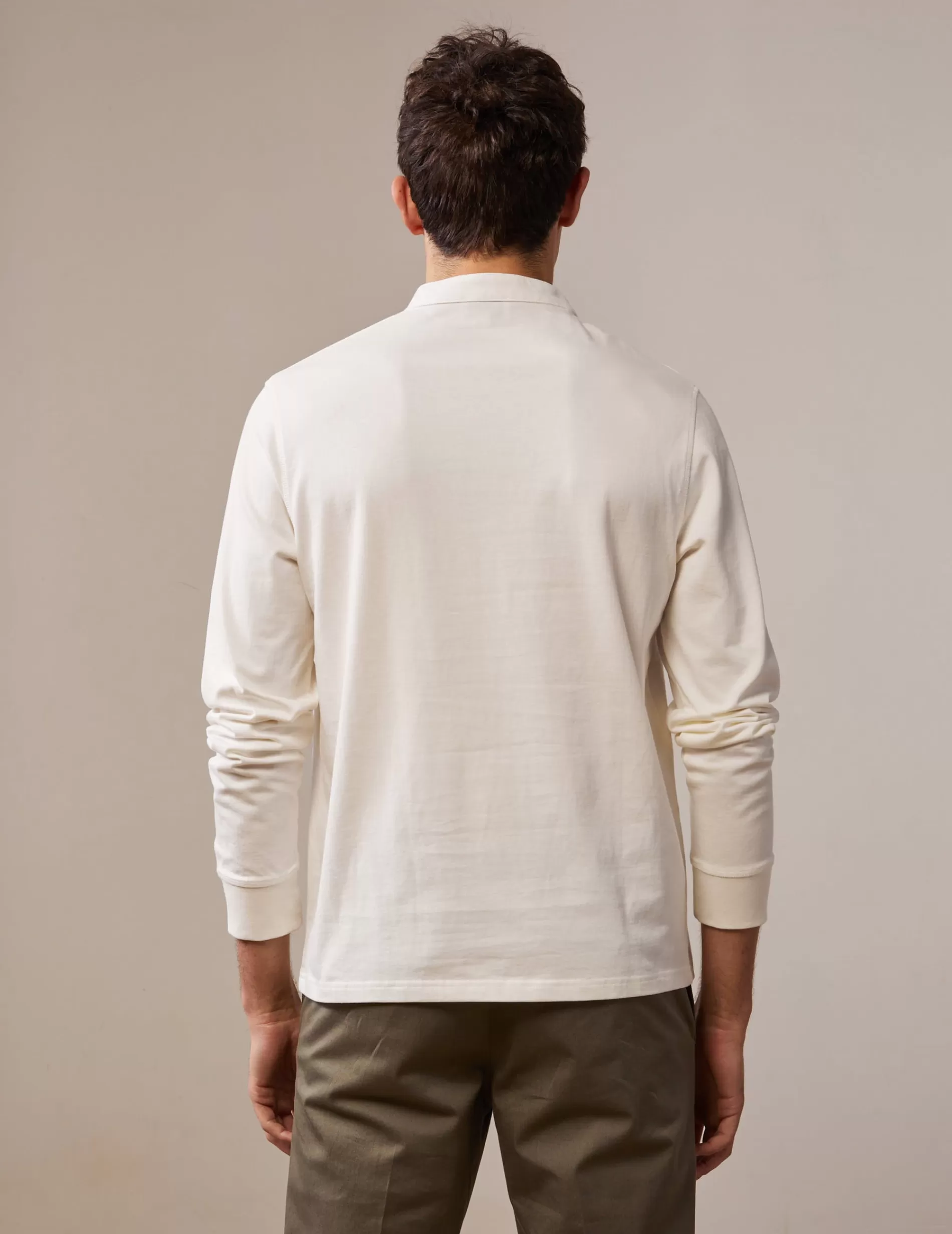 Figaret Paris T-Shirt | T-shirt Charles En Coton écru Ecru